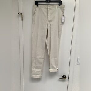 ECRU MITCHELL ROLL CUFF CHINO - NATURAL - 8 - $148 - NWT!!!